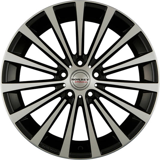 Borbet BLX black polished matt 8.5x18 ET30 - LK5/112 ML72.5