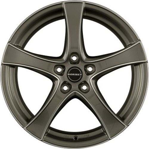 Borbet F graphite polished Alufelge 7.5x19 Zoll ET40 LK 5x114.3 ML72.5 – Bild 2