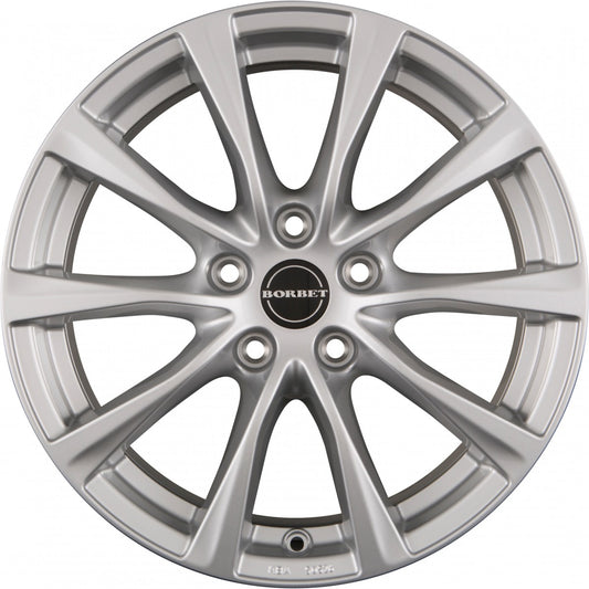 Borbet RE brilliant silver 7x16 ET48 - LK5/112 ML66.6
