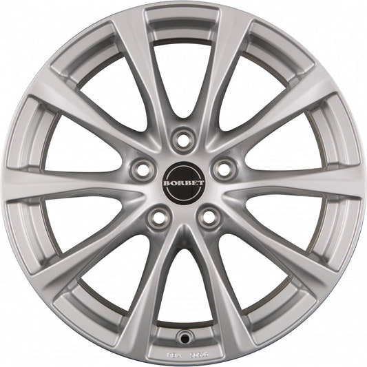 Borbet RE brilliant silver Alufelge 8x18 Zoll ET45 LK 5x114.3 ML72.5 – Bild 2