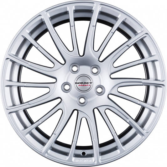 Borbet LS2 brilliant silver 8x17 ET35 - LK5/114.3 ML72.5