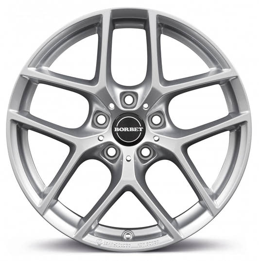 Borbet Y crystal silver BMW 9x19 ET35 - LK5/120 ML72.5