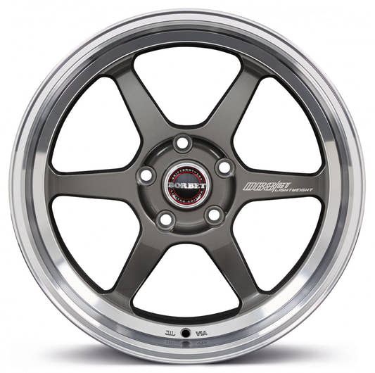 Borbet DB8GT graphite rim polished 8.5x18 ET40 - LK5/108 ML72.5