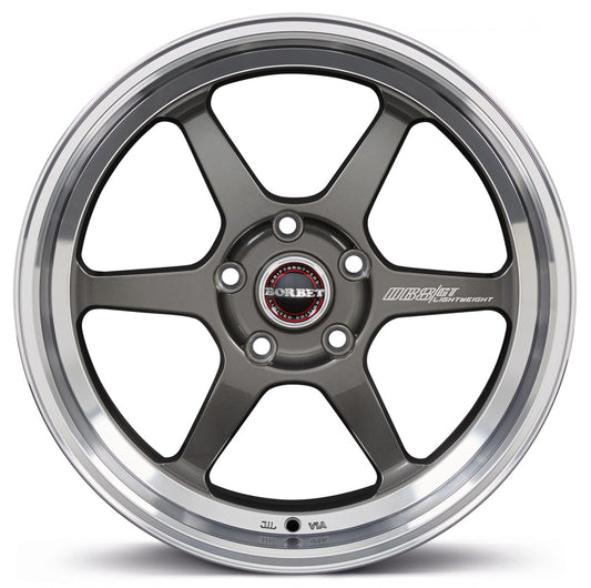 Borbet DB8GT graphite rim polished 8.5x18 ET25 - LK5/112 ML72.5
