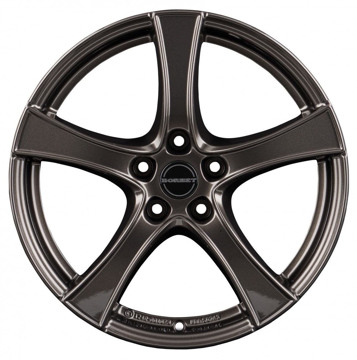 Borbet F2 mistral anthracite glossy 7.5x18 ET51 - LK5/112 ML66.6