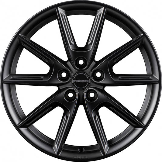 Borbet LX18 black matt Alufelge 8x18 Zoll ET40 LK 5x114.3 ML72.5