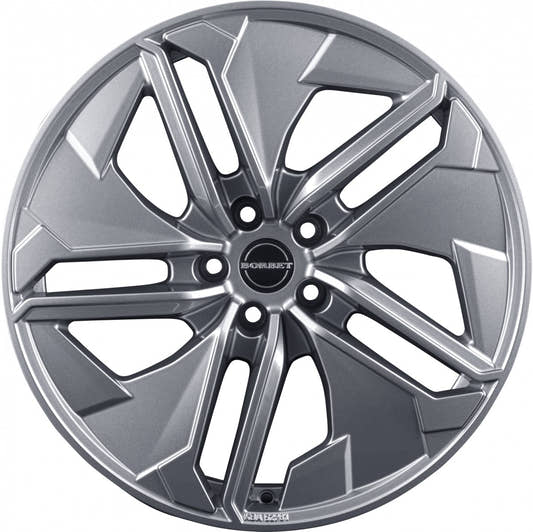 Borbet TX metal grey glossy Alufelge 9x20 Zoll ET30 LK 5x112 ML66.5