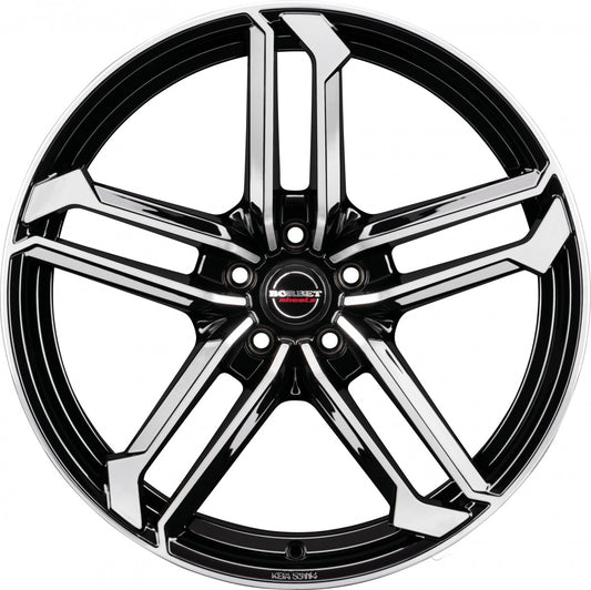 Borbet ATX black polished glossy 8.5x19 ET40 - LK5/112 ML66.5
