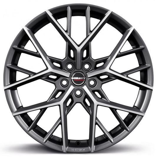 Borbet BY titan polished matt 8x19 ET40 - LK5/114.3 ML72.5