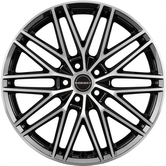 Borbet BS5 black polished 8x19 ET40 - LK5/114.3 ML72.5