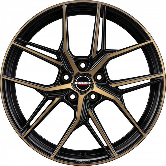 Borbet QX black bronze matt Alufelge 8x19 Zoll ET40 LK 5x112 ML66.5 – Bild 2