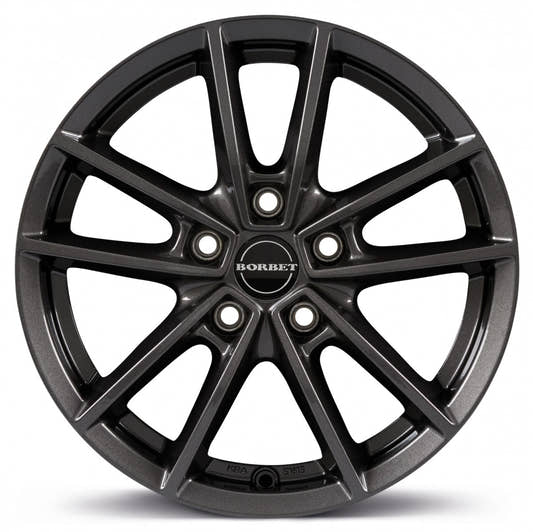 Borbet W mistral anthracite glossy 8.5x21 ET35 - LK5/112 ML66.6