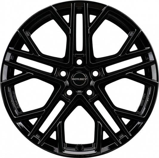 Borbet XV black glossy Alufelge 8.5x19 Zoll ET38 LK 5x114.3 ML64.2