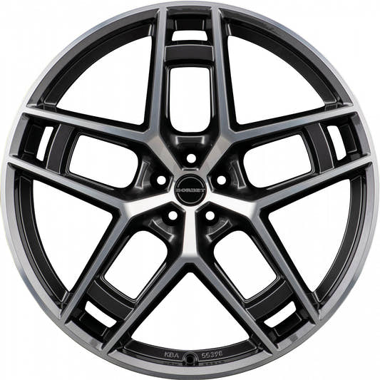 Borbet TF graphite polished glossy 10.5x24 ET40 - LK5/112 ML66.6