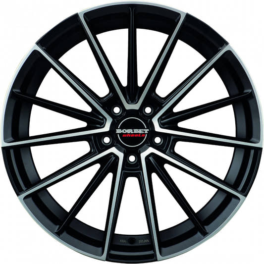 Borbet FB2 black polished matt Alufelge 8.5x19 Zoll ET50 LK 5x114.3 ML72.5