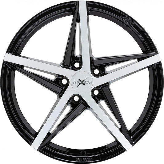 Axxion AX10 schwarz hochglanzpoliert 8.5x20 ET30 - LK5/112 ML66.6
