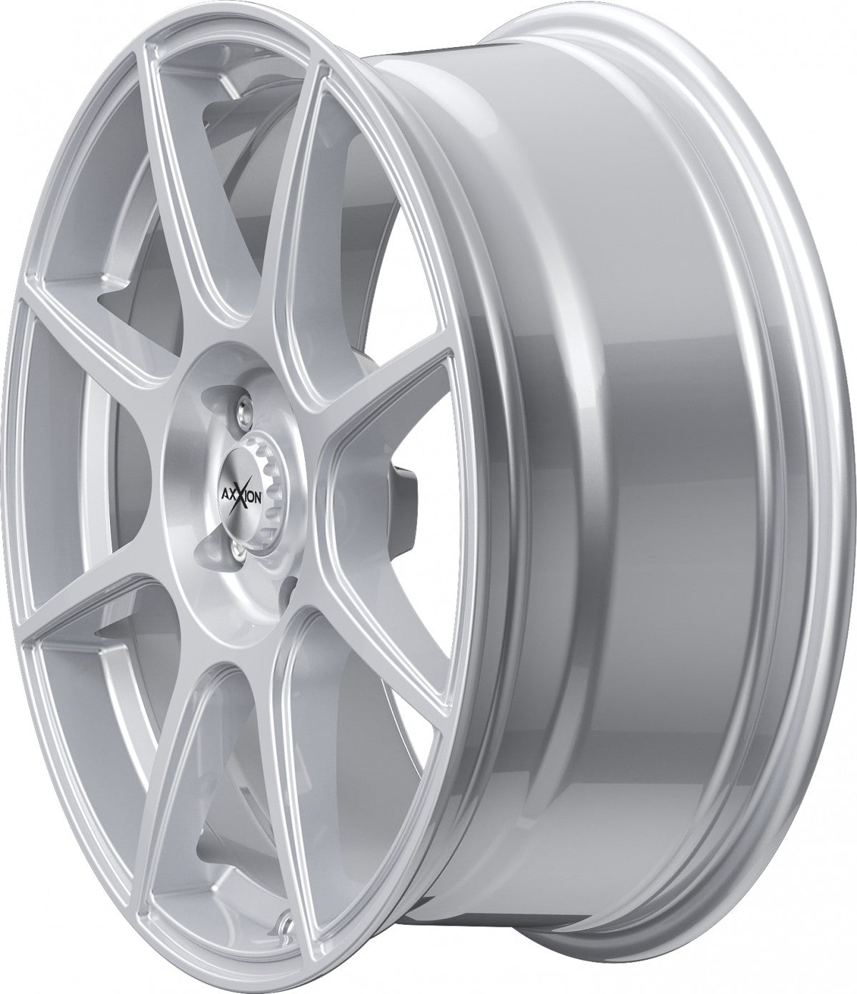Axxion X2 race silber lackiert 7.5x18 ET40 - LK5/112 ML72.6
