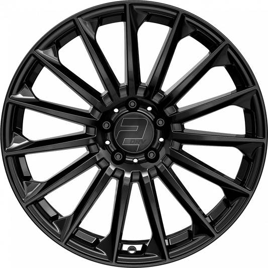 2DRV WH39 schwarz glänzend lackiert 10.5x22 ET20 - LK5/112 ML66.6