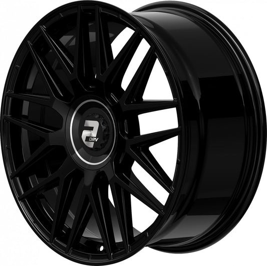 2DRV WH43 schwarz glänzend lackiert 8.5x20 ET40 - LK5/114.3 ML72.6