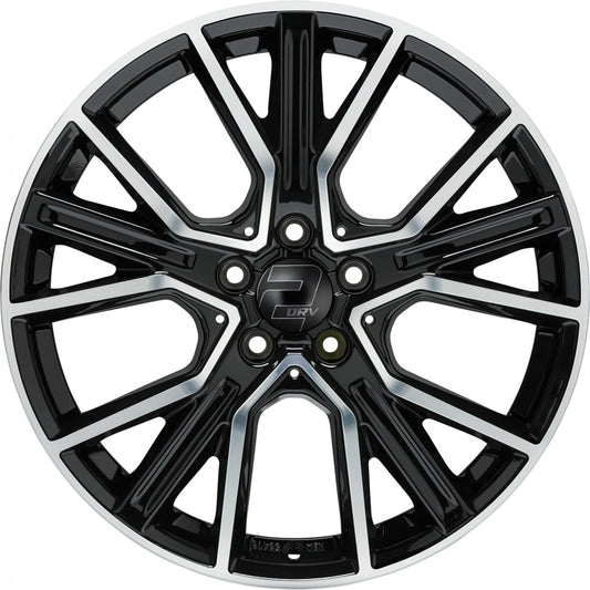 2DRV WH34 schwarz hochglanzpoliert 9x20 ET30 - LK5/112 ML66.6
