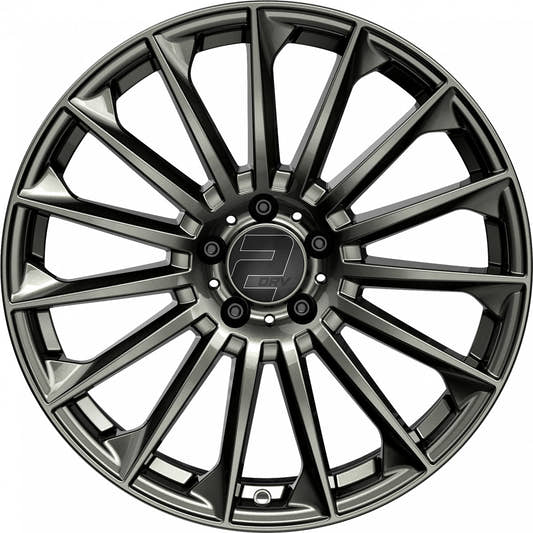 2DRV WH39 dark gunmetal lackiert Alufelge 9.5x22 Zoll ET20 LK 5x112 ML66.6 – Bild 2