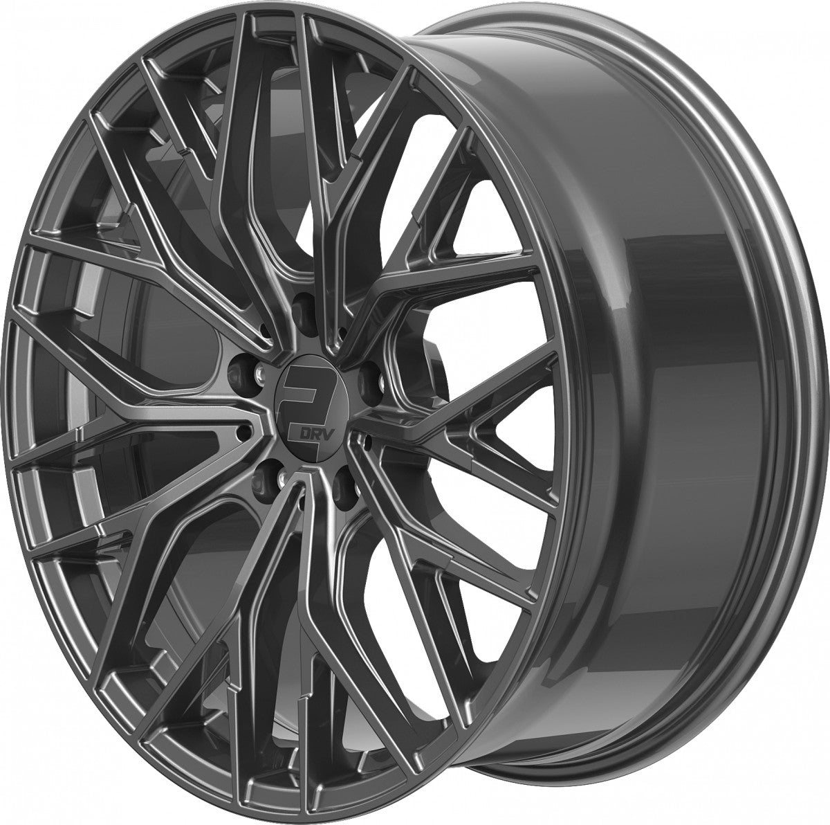 2DRV WH37 daytona grau lackiert Alufelge 8.5x19 Zoll ET35 LK 5x120 ML72.6 – Bild 8