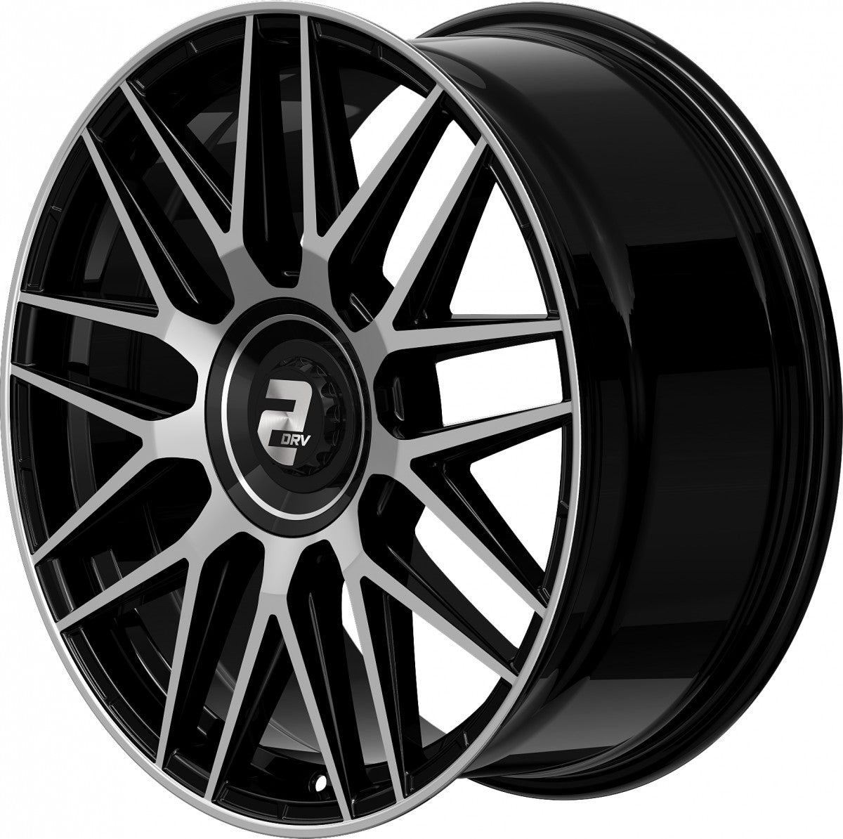 2DRV WH43 schwarz hochglanzpoliert Alufelge 8.5x20 Zoll ET30 LK 5x112 ML66.6 – Bild 8