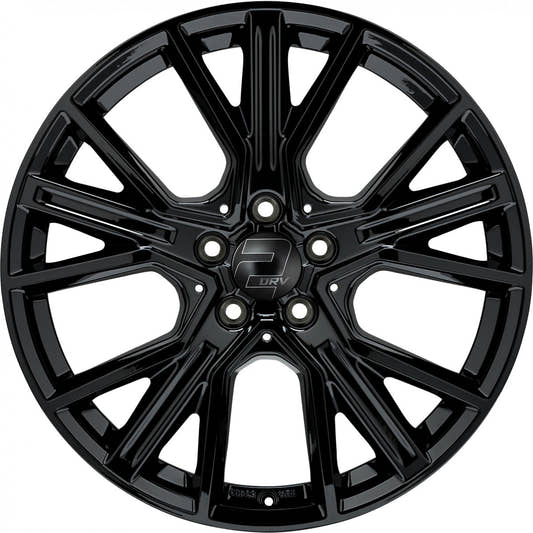2DRV WH34 schwarz glänzend lackiert 8.5x19 ET50 - LK5/120 ML65.1
