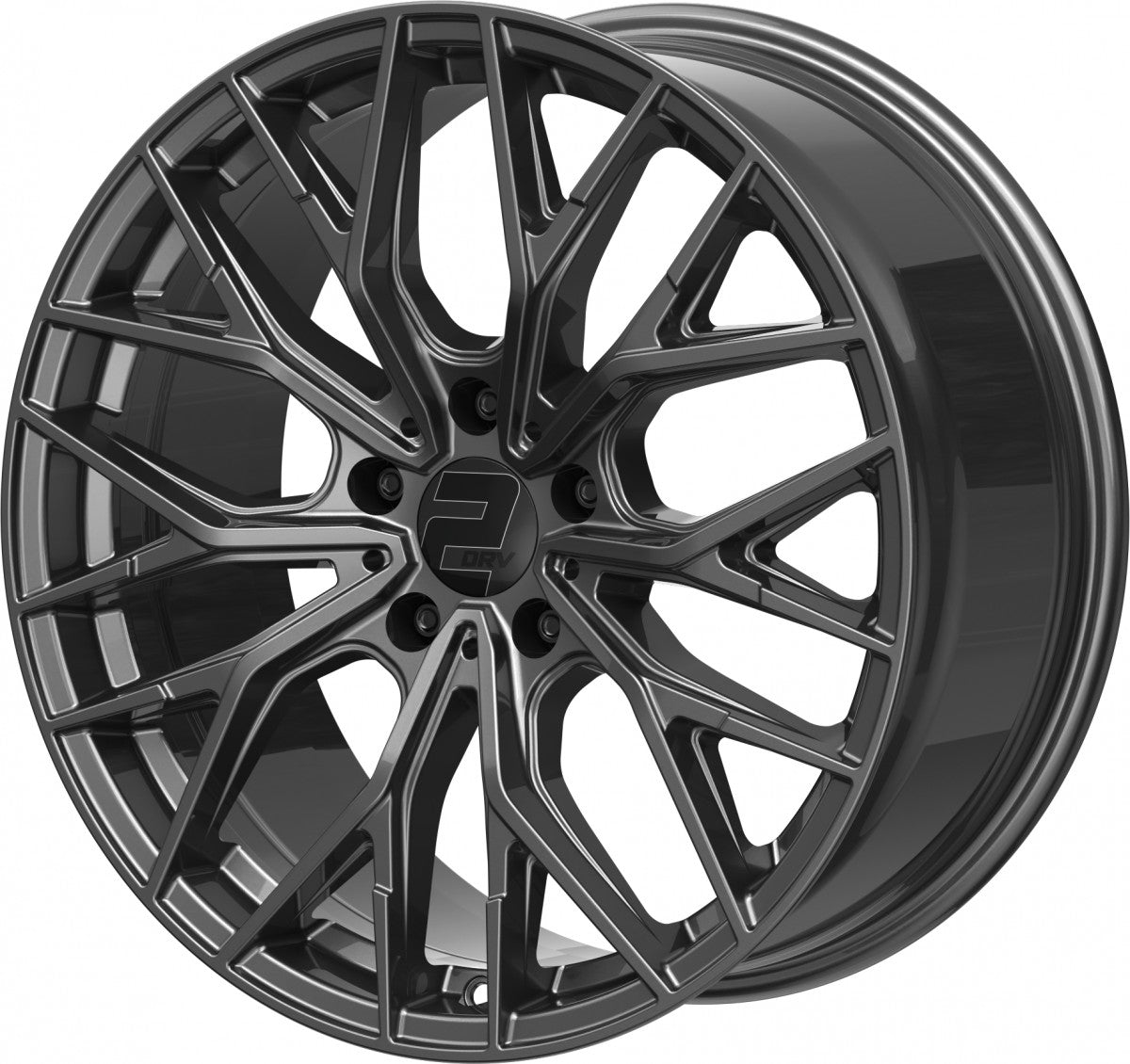 2DRV WH37 dark gunmetal lackiert Alufelge 8.5x19 Zoll ET46 LK 5x114.3 ML72.6 – Bild 8