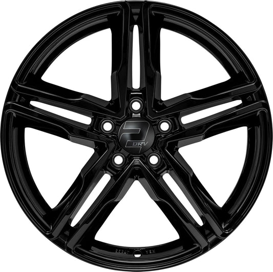 2DRV WH11 schwarz glänzend lackiert 7.5x17 ET45 - LK5/112 ML57.1