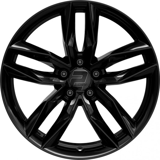 2DRV WH40 schwarz glänzend lackiert 8x19 ET58 - LK5/120 ML65.1