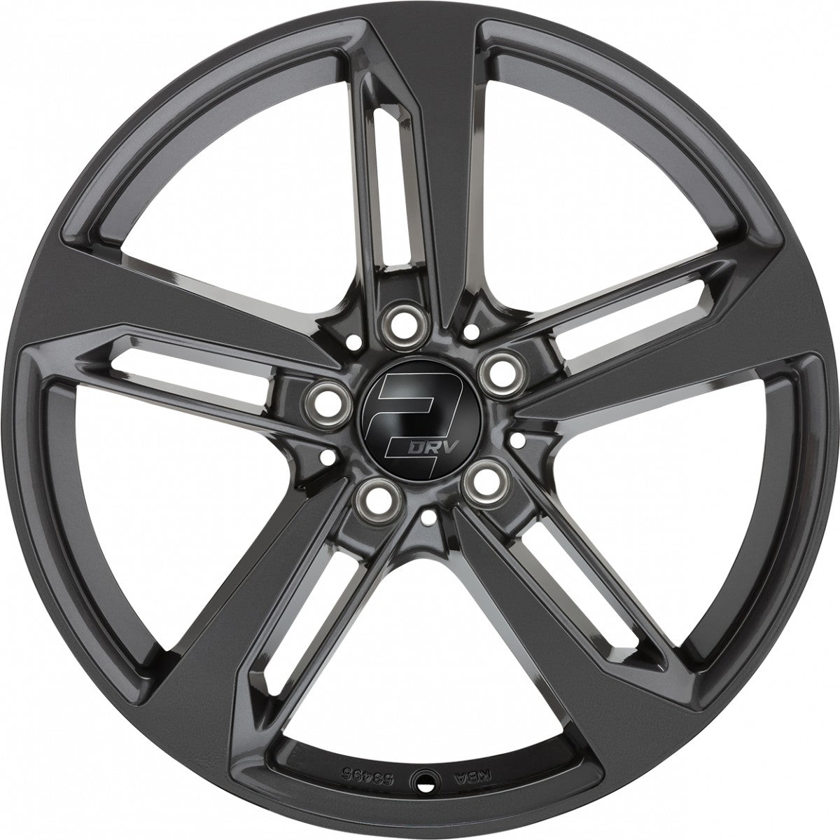 2DRV WH36 daytona grau lackiert 8.5x19 ET40 - LK5/112 ML66.6