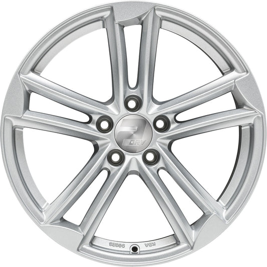 2DRV WH27 race silber lackiert 9x20 ET37 - LK5/112 ML66.6