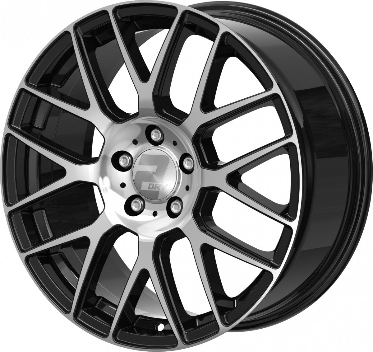 2DRV WH26 schwarz hochglanzpoliert Alufelge 10x22 Zoll ET33 LK 5x120 ML72.6 – Bild 8