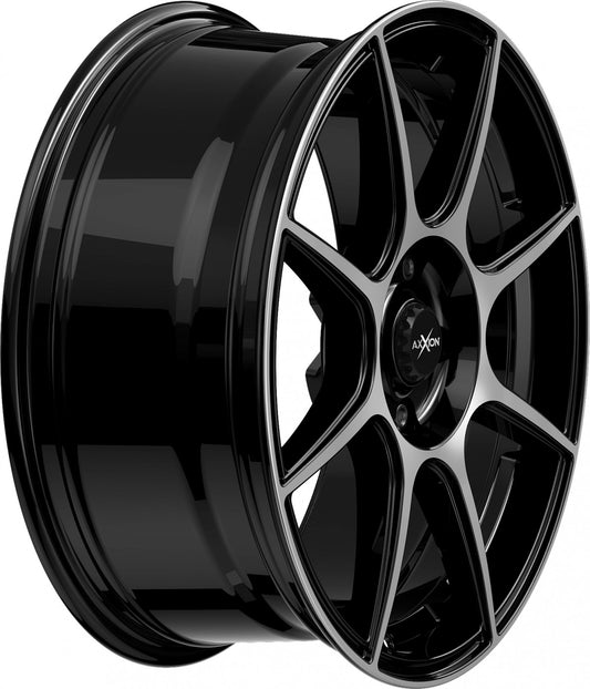 Axxion X2 schwarz hochglanzpoliert 7x17 ET40 - LK5/114.3 ML72.6