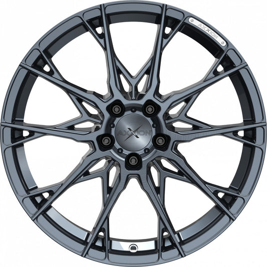 Axxion X1 smoke brushed aluminiumsilber 8.5x19 ET35 - LK5/112 ML72.6