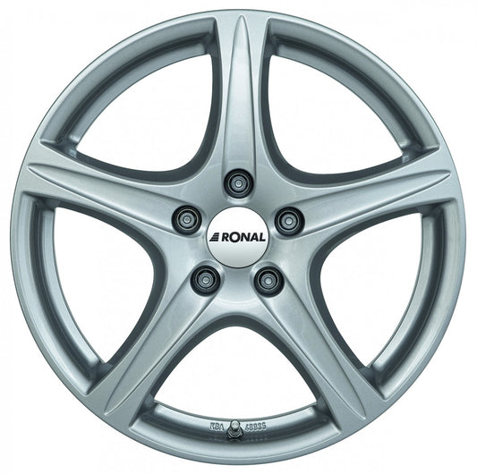 Ronal R56 kristallsilber 8x17 ET48 - LK5/112 ML76