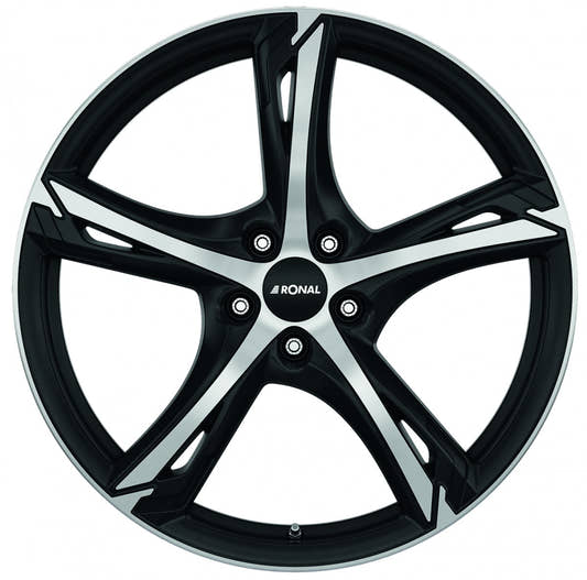 Ronal R62 jetblack-matt-frontkopiert 8.5x20 ET35 - LK5/110 ML65.1