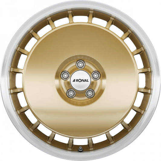 Ronal R50 Aero racing-gold-hornkopiert 8x18 ET50 - LK5/120 ML65