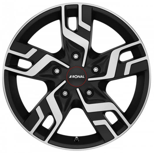 Ronal R64 jetblack-matt-frontkopiert 6.5x16 ET60 - LK5/118 ML71.15