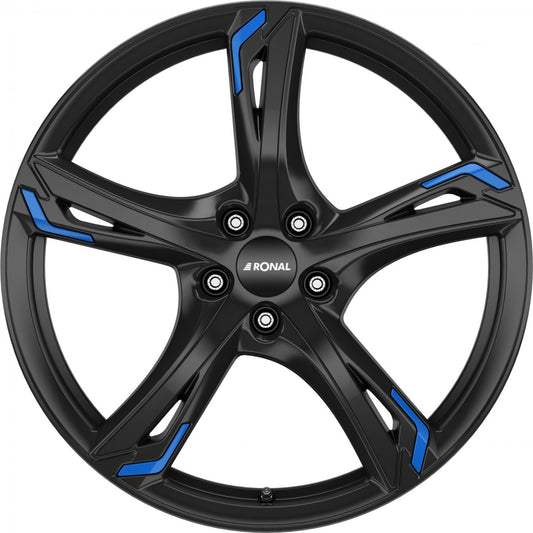 Ronal R62 Blue jetblack 8x19 ET45 - LK5/108 ML76