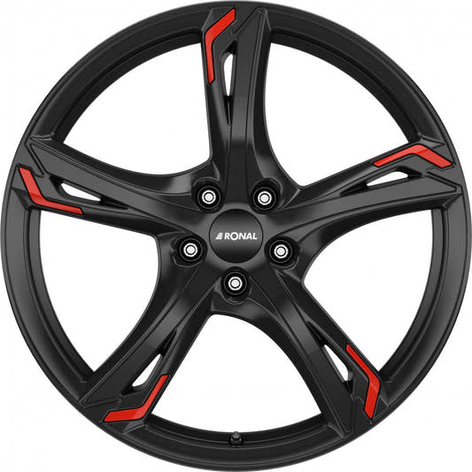 Ronal R62 Red jetblack Alufelge 8x19 Zoll ET50 LK 5x112 ML76
