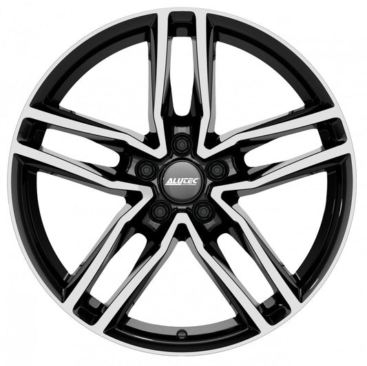 Alutec Ikenu diamant-schwarz frontpoliert 9x19 ET20 - LK5/112 ML66.5