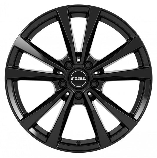 Rial M12 diamant-schwarz 9x19 ET49 - LK5/112 ML66.5