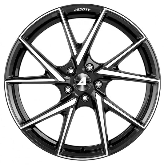 Alutec ADX.01 diamant-schwarz frontpoliert 8.5x20 ET45 - LK5/112 ML70.1