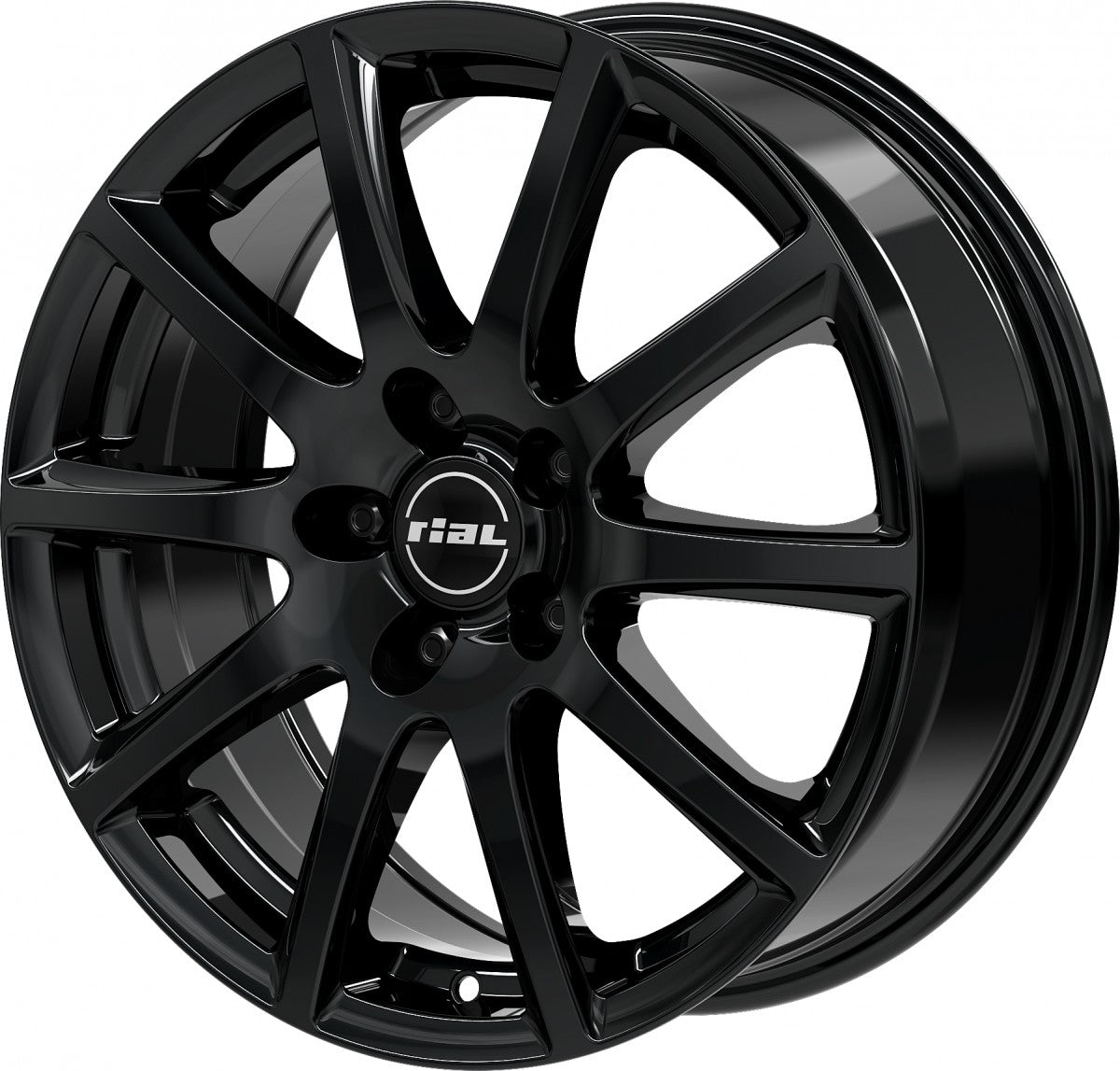 Rial Milano diamond-black Alufelge 7.5x18 Zoll ET39 LK 5x114.3 ML70.1 – Bild 8