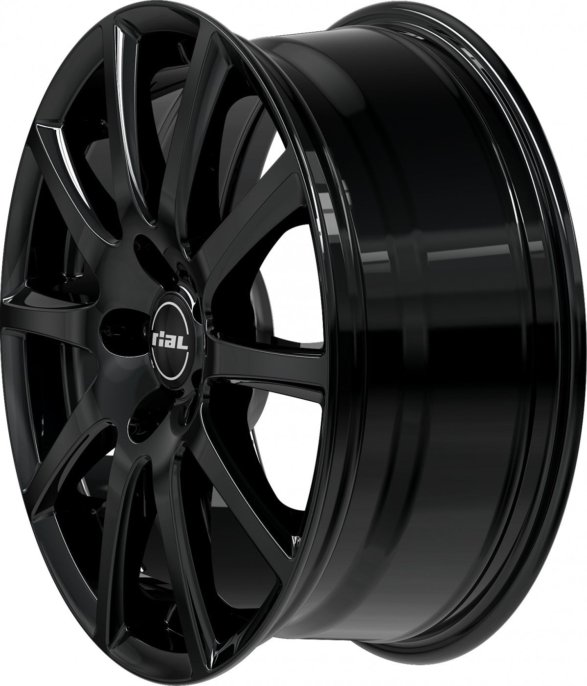 Rial Milano diamond-black 6.5x16 ET38 - LK5/100 ML63.3