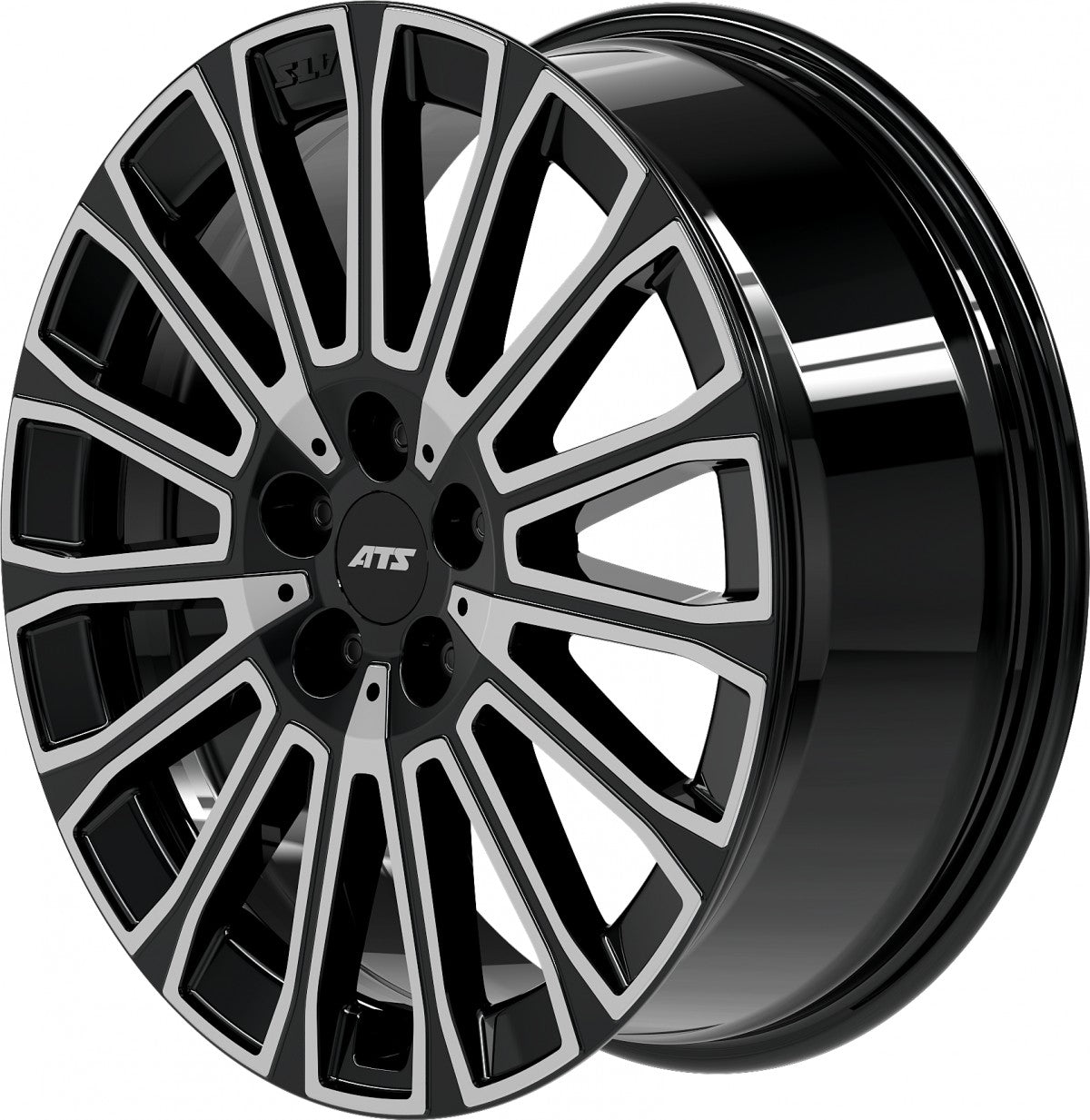 ATS Obsession diamant-schwarz frontpoliert Alufelge 7.5x18 Zoll ET40.1 LK 5x112 ML66.6 – Bild 8