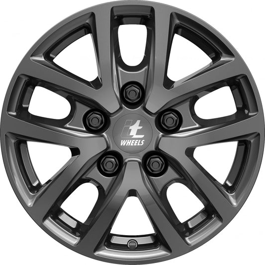 itWheels Mira Van gloss titanium 6.5x16 ET66 - LK5/130 ML78.1