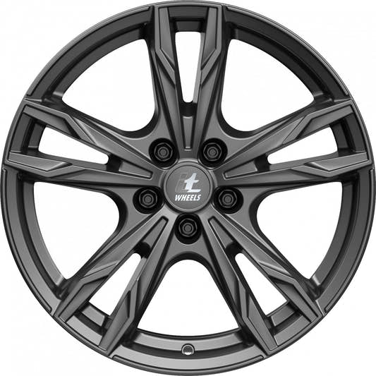 itWheels Gina matt titanium Alufelge 8x18 Zoll ET29 LK 5x120 ML72.6 – Bild 2
